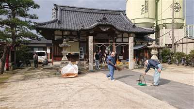 鹿島神社 注連縄作り1